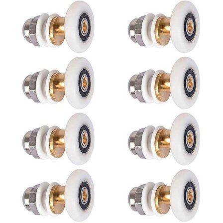 Suihkukaapin ovi - Rullapyörä suihkukaapin liukuovien rullille, oven rullan vaihtopyörä 8 kpl 27 mm