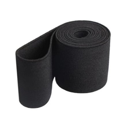 Elastiskt band 5 meter 50 mm brett svart hög kvalitet