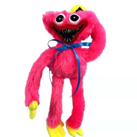 Huggy Wuggy Plush Poppy Playtime 40cm 2 Pack (blå Och Rosa)