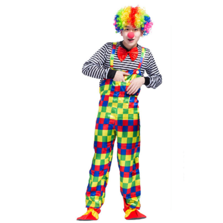 Voksen klovnekostymer for Halloween, jul, bursdager og fester - menn og kvinner - forestillingkostymer