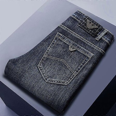 Vår Sommer Luksusmerke Jeans Casual Jeans Business Casual Jeans Menn Eksklusive Bukser Jeans Menn Fire Årstider Kan Bruke Jeans Menn