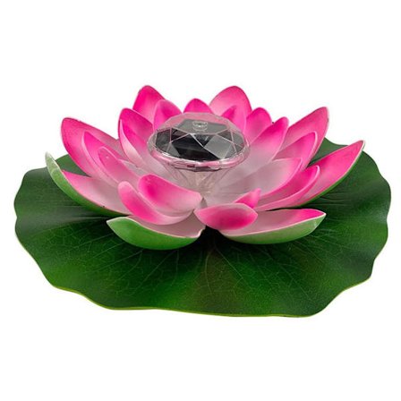 Flytende LED Lotus Nattlys Energisparende Lampe for Utendørs Hage Basseng Dam Fontene Dekor