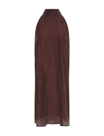 Mschalithea Faustina Sl Dress Brown MSCH Copenhagen