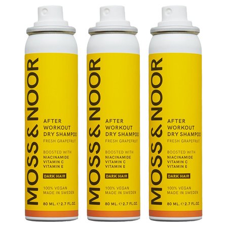 Moss & Noor After Workout Dry Shampoo Dark Hair 3 pack, Hår, Hårstyling, Tørshampoo
