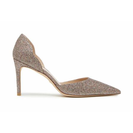 Stuart Weitzman, Scallop Dorsay 85 Pumps Beżowy, Kobieta, Rozmiar: 40 EU