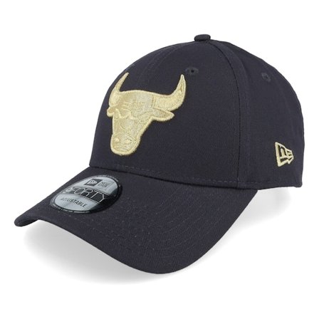 New Era - NBA Blau adjustable Cap - Chicago Bulls Metallic 9FORTY Navy/Gold Adjustable @ Hatstore
