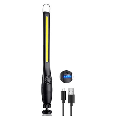 Magnetisk USB Genopladelig COB LED Arbejdslampe Bærbar Bilreparation Nødlampe til Hjemmeværksted