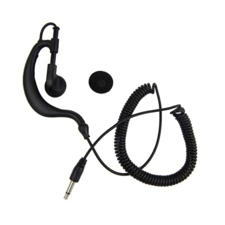 G-Shape Pehmeä Korvakoukkukuvamikuva 3.5mm Liitäntä - Korvakoukkukuuntelu Vain Ham-Radioiden Korvanappi/Kuulokkeet 2-Suuntaisille Radioille
