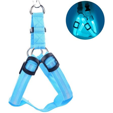 Koiran valjaat säädettävät lemmikkivaljaat LED-kuituoptiikkavalot ladattavat vetämättömät koiran valjaat heijastavat USB-heijastavat koiran valjaat 