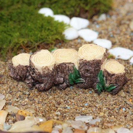 3 st Stubbe Bridge Prydnad Hantverk Träd Bro Trädgård Fairy