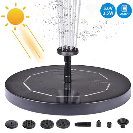 3,5W batteri Solar Fountain Creative Garden Outdoor Fountain -