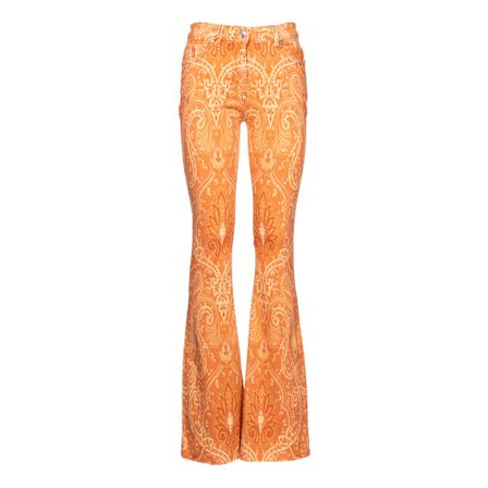 Etro Flared Jeans Orange, Dame, Størrelse: W25
