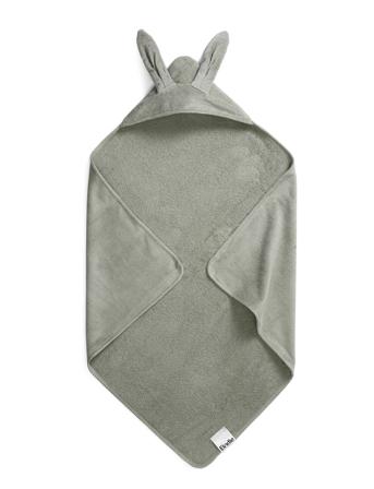 Hooded Towel - Mineral Green Bunny Home Bath Time Towels & Cloths Towels Grønn Elodie Details