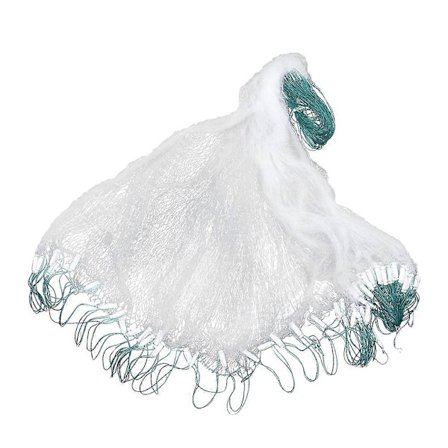 Enkeltlags fiskenet monofilament fiskenet med flyder udendørs fiskegarn fælde fiskeri (1m x 20m, 3523)_Kvalitetsgåvor