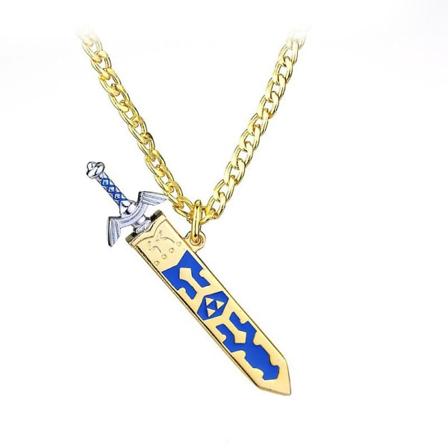 Legend Of Zelda Sword Anime Halskæde Smykker Pendant Cosplay Tilbehør Julegave