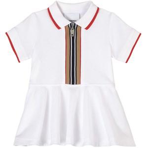 Kids - Burberry White Mini Kellyanne Icon Stripe Polo Dress 6 Months - Dresses - 6 months - White