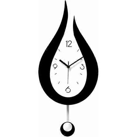 Stille Veggklokker Vanndråper Svingende Veggklokke Moderne Design Nordisk Stil Stue Veggklokker Mote Kreativt Soverom Veggklokke