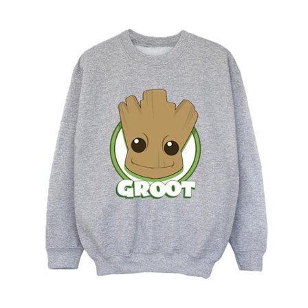 Guardians Of The Galaxy Boys Groot Badge Sweatshirt 7-8 år S