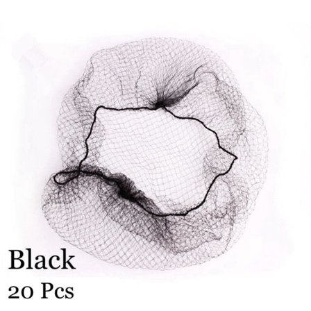 20/40 stk. Usynlige hårnett Finmasket svart 20 stk.
