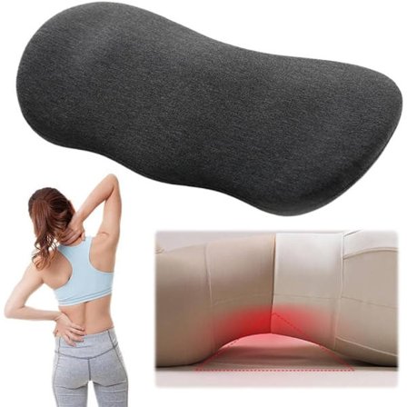 Ryggpute med ryggstøtte for kontorstol og bil - Ergonomisk korsryggpute_TF_TF