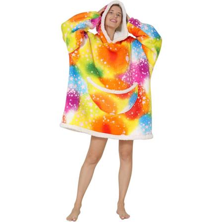 Unisex Hupparihuppari, Pehme ja L mmin Sherpa-Huppari, Ylisuuri, Vuoden 2021 Talvi, Kannettava Huppari, Y paita, Y asu yellow One size