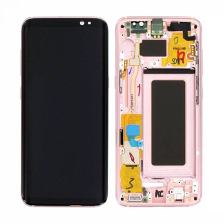 Samsung Galaxy S8 (SM-G950F) Skärm med LCD Display Original - Rose Rosa