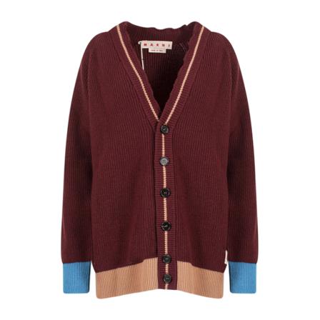 Marni, Knitwear Cdmd 0256Q1Ufh 440 Rood, Dames, Maat:S