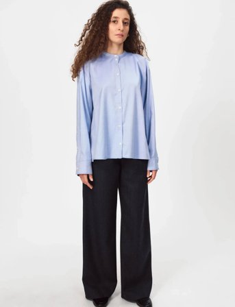 nué notes Florian Shirt - Blue - 36