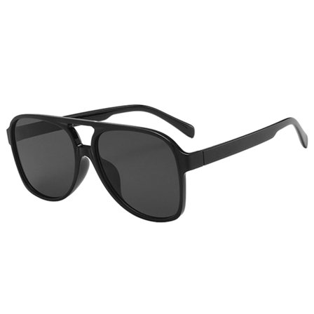 Retro fyrkantiga polariserade pilotglasögon för kvinnor och män 70-tal vintage