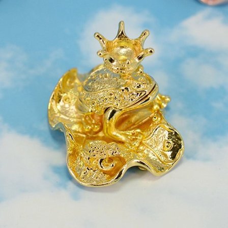 Frog Display Holder Krystallkule Base D D