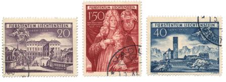 Liechtenstein 1949 - MICHEL 281/283 - Stemplet