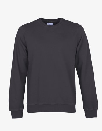 Classic Organic Crew - Lava Grey - M