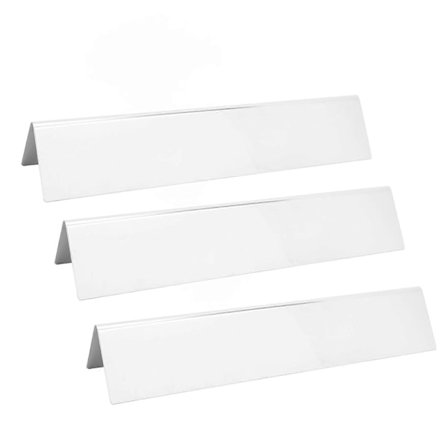 2024 Varme Telt Rustfrit Stål Brænderdæksel Gasgrill Varmeplade til Weber 2241298 2241398 22141141 2271001 2271398 3 stk