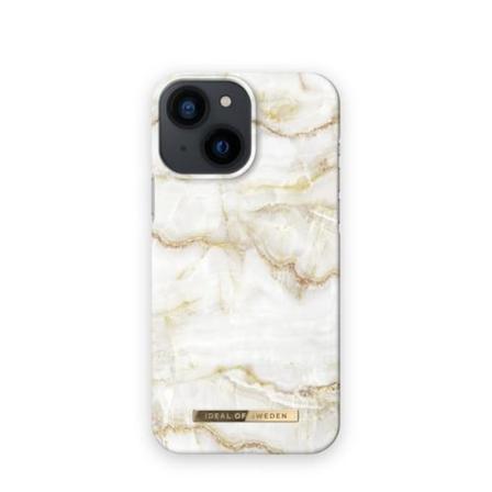 Ideal Of Sweden Iphone 13 Mini Skal - Golden Pearl Marble Guld