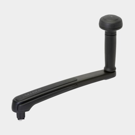 Winch handle Seldén Winch Handle Race Grip 10", aluminium, with quick lock & end knob, 254 mm