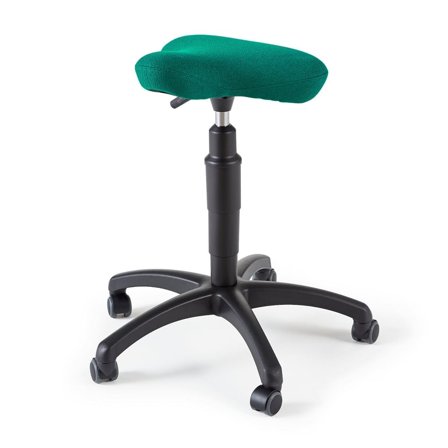 Ergonomisk stödstol höjdjusterbar - Kroppsformad sits - Grön - 630-880 mm