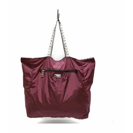 Prada Vintage Tote Tass , Rood , Dames , Maat: ONE Size Vintage Tassen