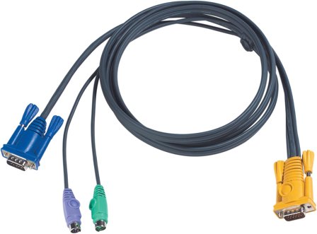 ATEN 6FT SPHD15(M)-HD15M/DIN6M CABLE F/CS1208L/CS1216L