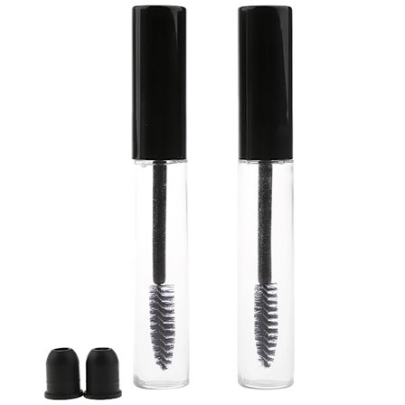 2 st 10ml Tom Mascara Behållare med Borste/Läppglans/Eyeliner Makeup