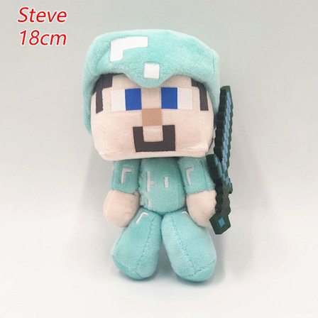 (FY) Minecraft Steve -hahmo Lelu 18cm Keräilykohde Nukke