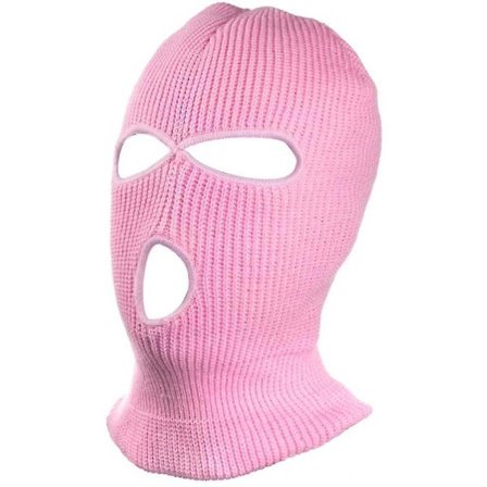 3 Hole Knit Ski Mask Full Face Cover For Outdoor Sports Warm Soft