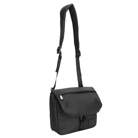 OX PLOUGH Herre Messenger Bag Vanntett Polyester Lær Casual Man Skulderveske Vesker Svart