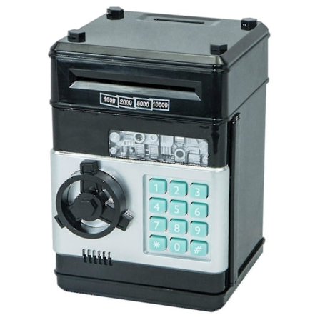Elektroniska Spargrisar Mini Bankomat Lösenord Spara Pengar Bank Myntburk Kassaskåp Barn Födelsedagspresent Jz