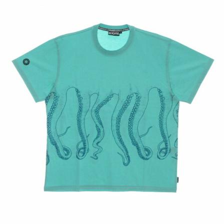 Octopus T-shirt Blå, Herre