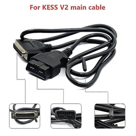 Kess V2 Liitin Päätesti 16 Pin - 25 Pin Kaapeli Obd2 Diagnostiikkatyökalu Obd-ii Adapterijohdot Virityssarjat Db25 Pin Muunnin Jatkojohdot