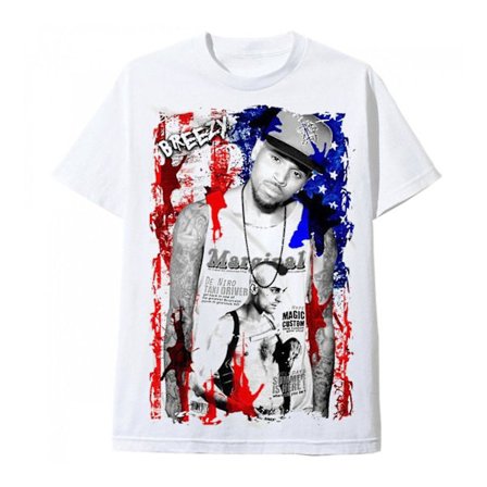 T-paita Chris Brown X Magic Flag