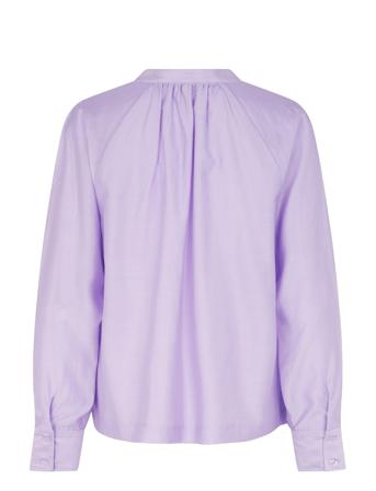 Masman New Blouse Tops Blouses Long-sleeved Purple Second Female