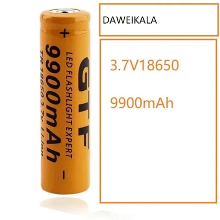 2025Nytt18650 batteri 3,7V 9900mAh uppladdningsbart liionbatteri för LED ficklampa Torch batteri litio batteri