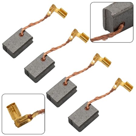 Kulbørster til Makita CB459, GA4034, GA4530, GA5434, GA4534, GA5034, GA5030, JS1601, JS1000, PJ7000, TM3000C, 4 stk.
