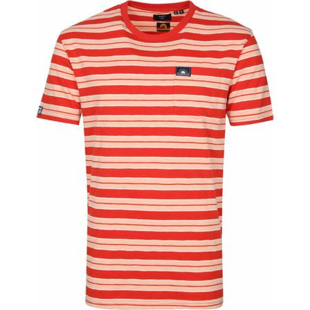 Superdry Surf T-Shirt Strepen , Rood , Heren , Maat: M